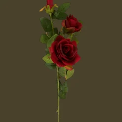 Action Rose artificielle sur tige* Plantes Et Fleurs Artificielles