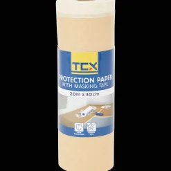 TCX Ruban de masquage avec papier* Accessoires Peinture