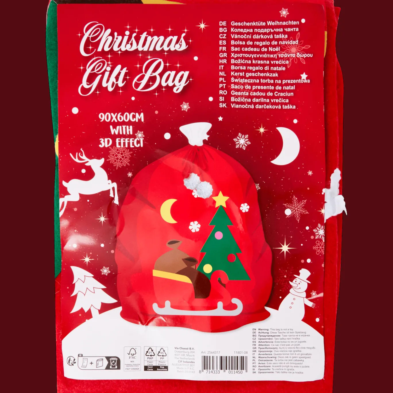 Action Sac cadeau de Noël* Emballer Et Empaqueter