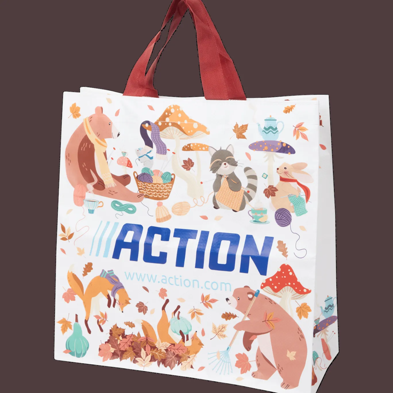 Action Sac de courses réutilisable Automne* Valises