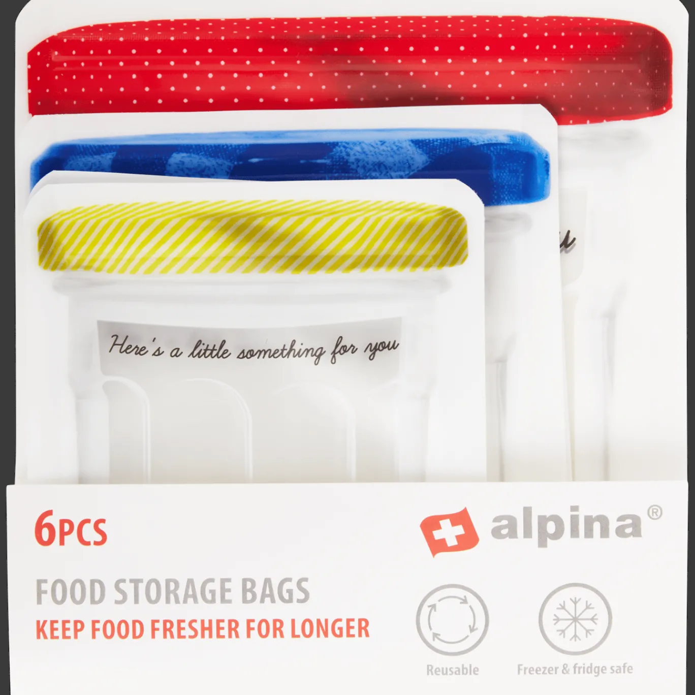 Action Sachets alimentaires réutilisables Alpina* Conserver Et Emporter