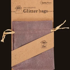Action Sachets cadeaux à paillettes Hobby Flora* Emballer Et Empaqueter