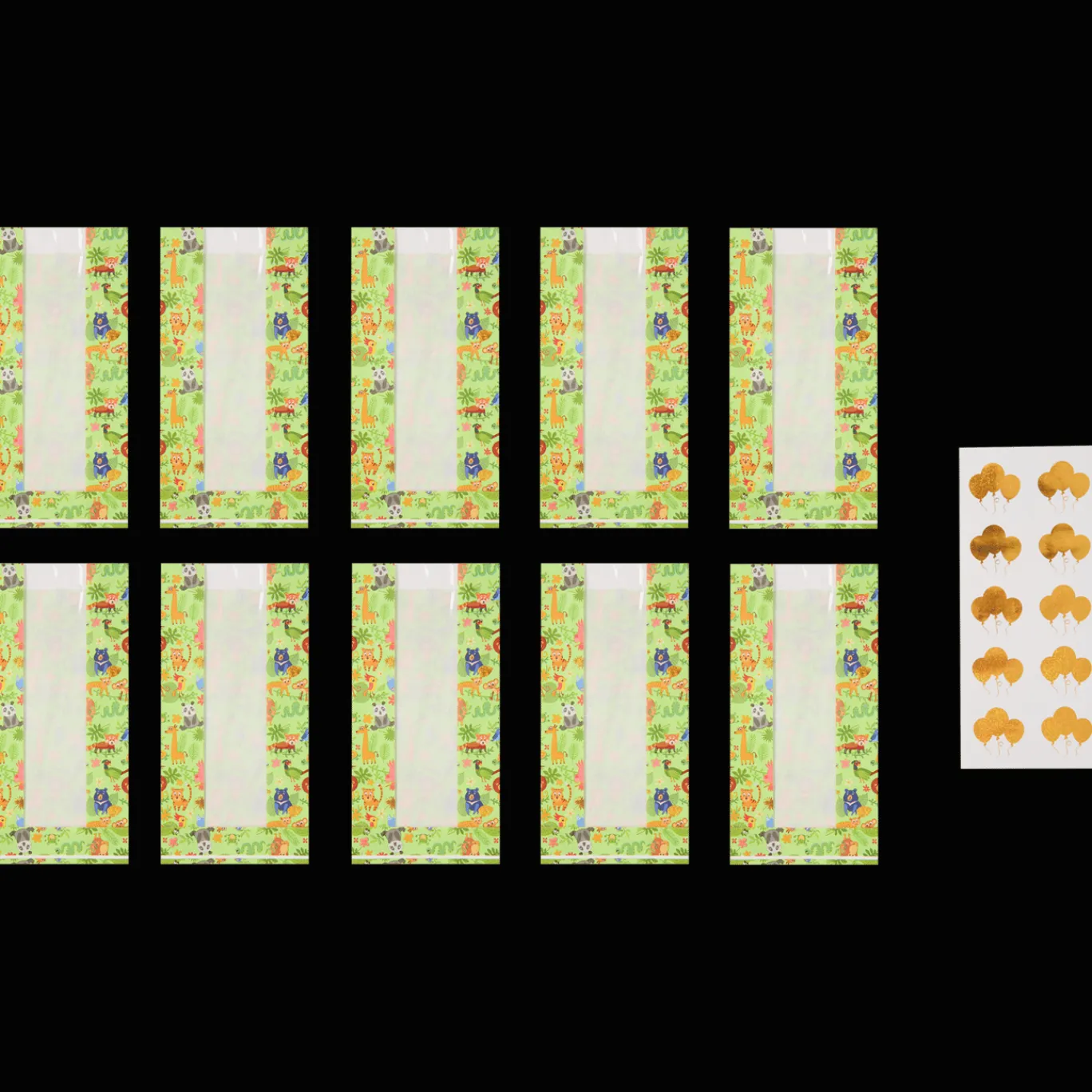 Action Sachets gourmands avec étiquettes Cool2Party* Emballer Et Empaqueter