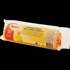 Dumil Sacs poubelle à lien coulissant Citron* Poubelles