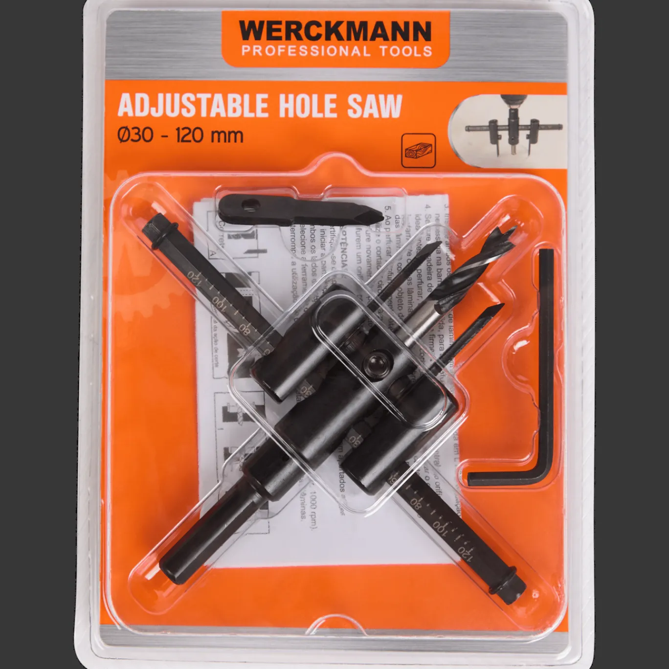 Werckmann Scie trépan réglable* Outils