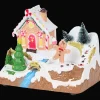 Magic Village Scène de Noël avec musique* Décoration Saisonnière