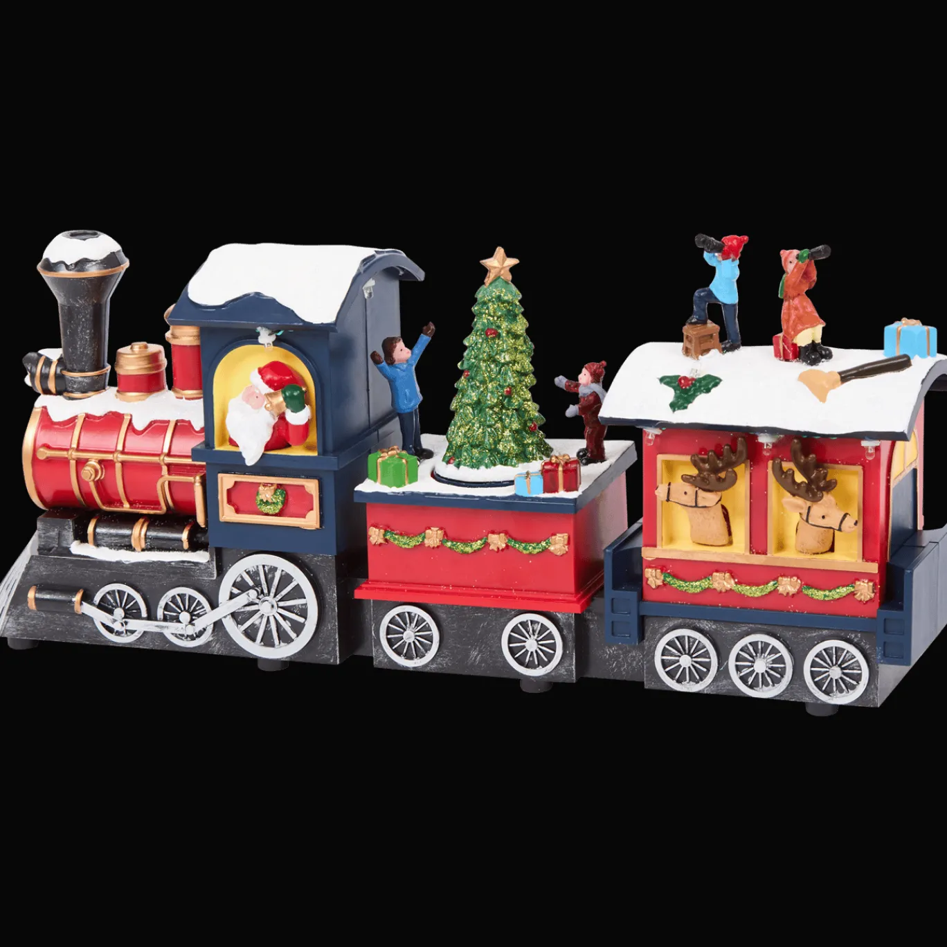 Action Scène de Noël train* Décoration Saisonnière