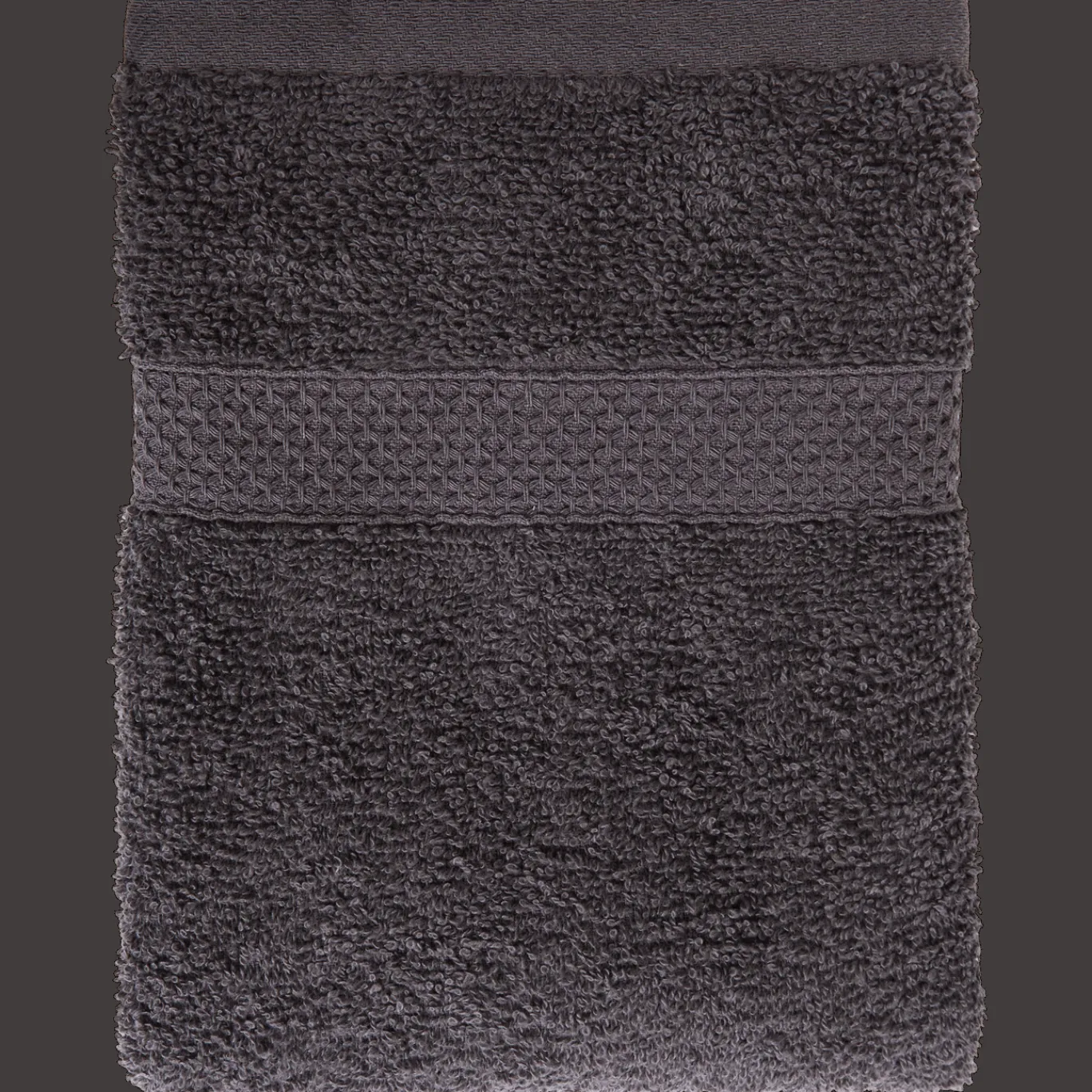 Action Serviette de toilette anthracite Capetown* Salle De Bain