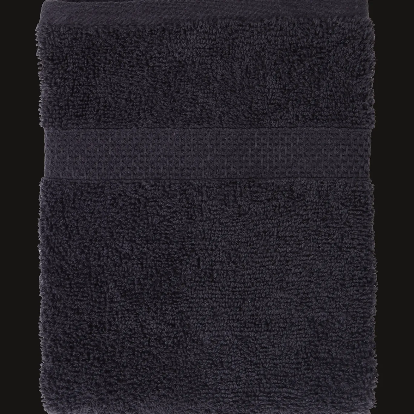 Action Serviette de toilette noire Capetown* Salle De Bain