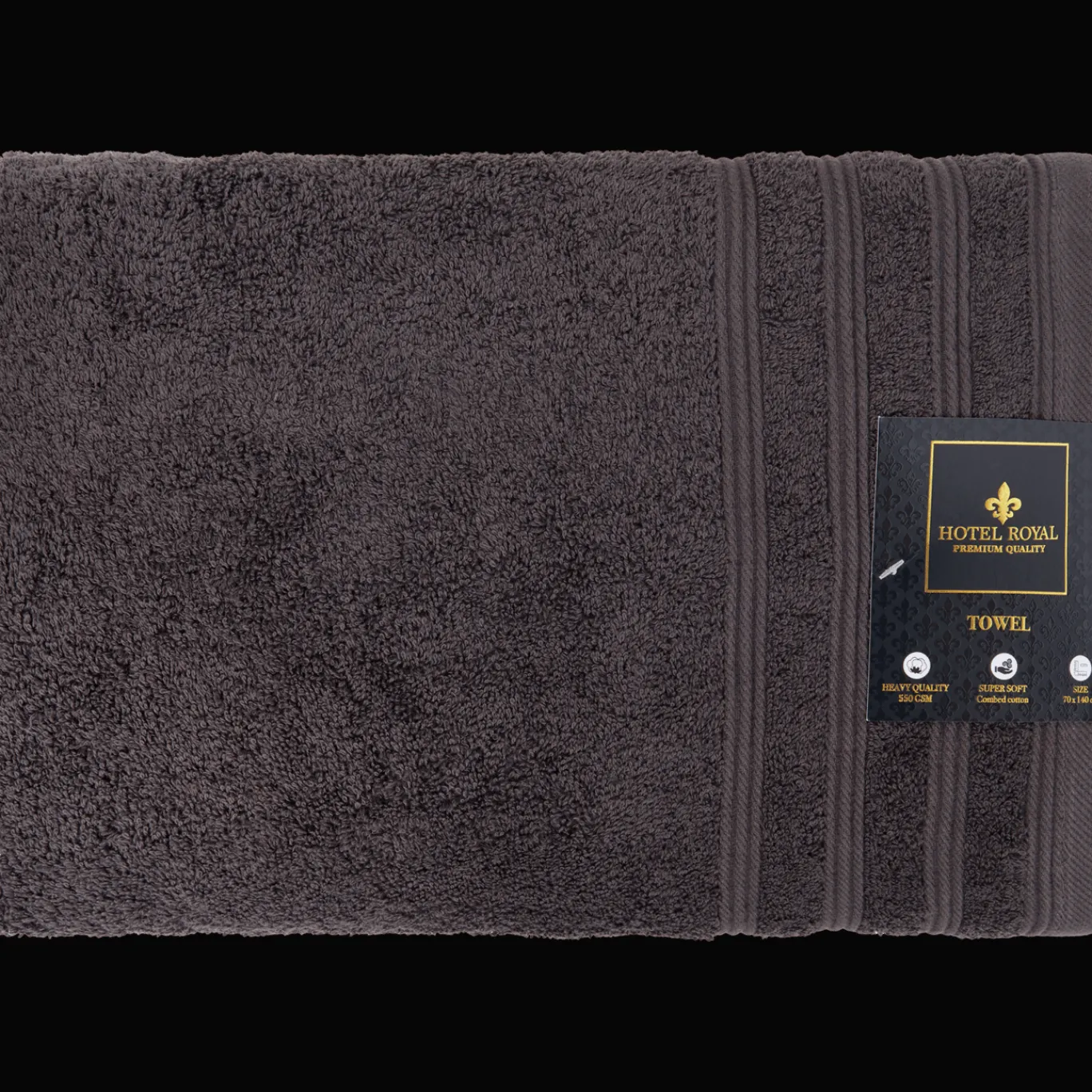 Hotel Royal Serviette Anthracite* Salle De Bain