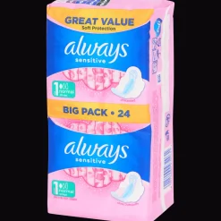 Always Serviette hygiénique Sensitive* Soins Corporels