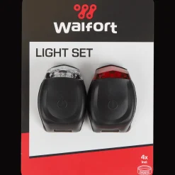 Walfort Set d'éclairage vélo avant/arrière* Accessoires Vélo