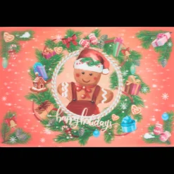 Action Set de table effet 3D de Noël* Sets De Table