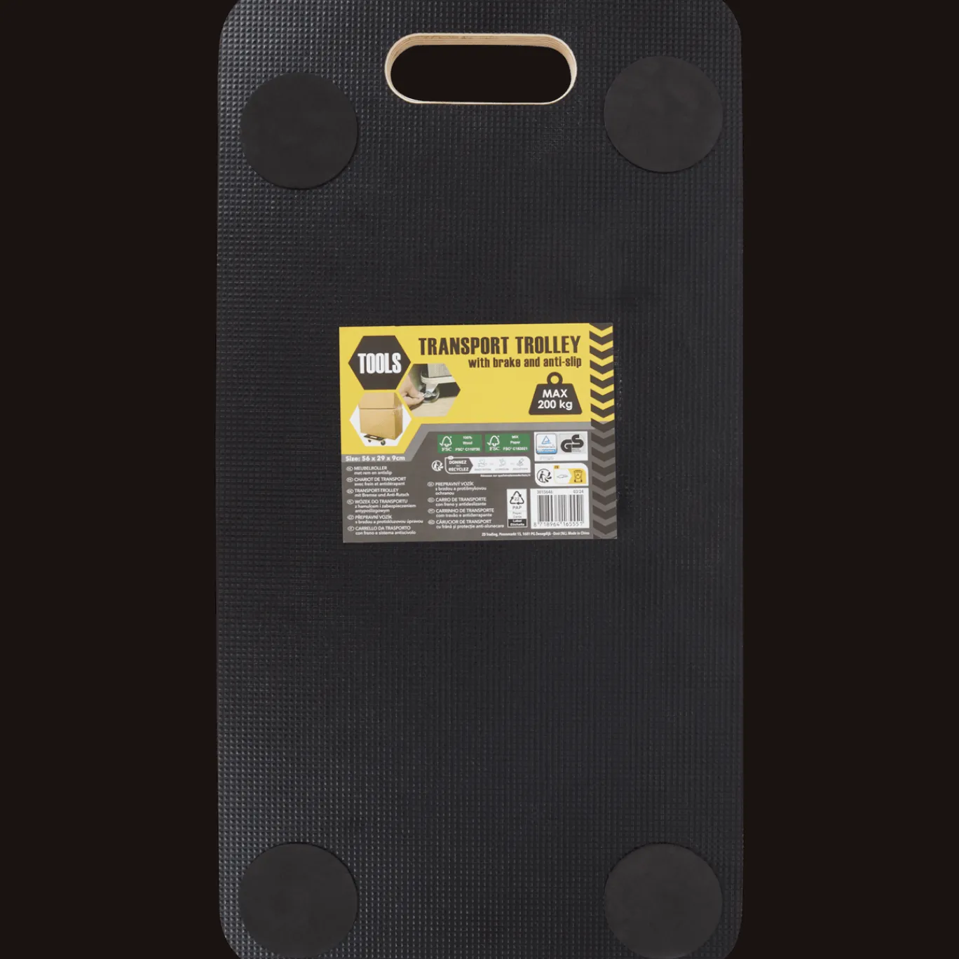 Action Support roulant en bois Tools* Valises