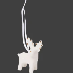 Action Suspension de Noël en porcelaine* Décoration Saisonnière