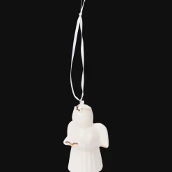 Action Suspension de Noël en porcelaine* Décoration Saisonnière