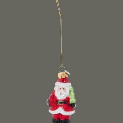 Action Suspension de Noël en verre* Décoration Saisonnière