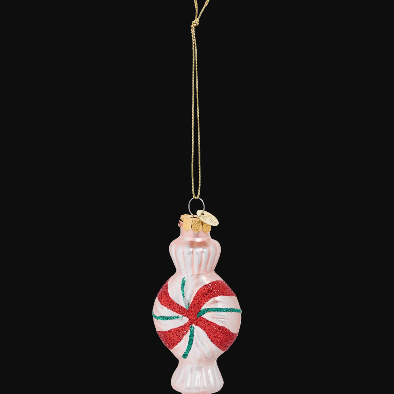 Action Suspension de Noël en verre* Décoration Saisonnière