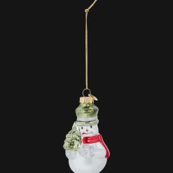 Action Suspension de Noël en verre* Décoration Saisonnière