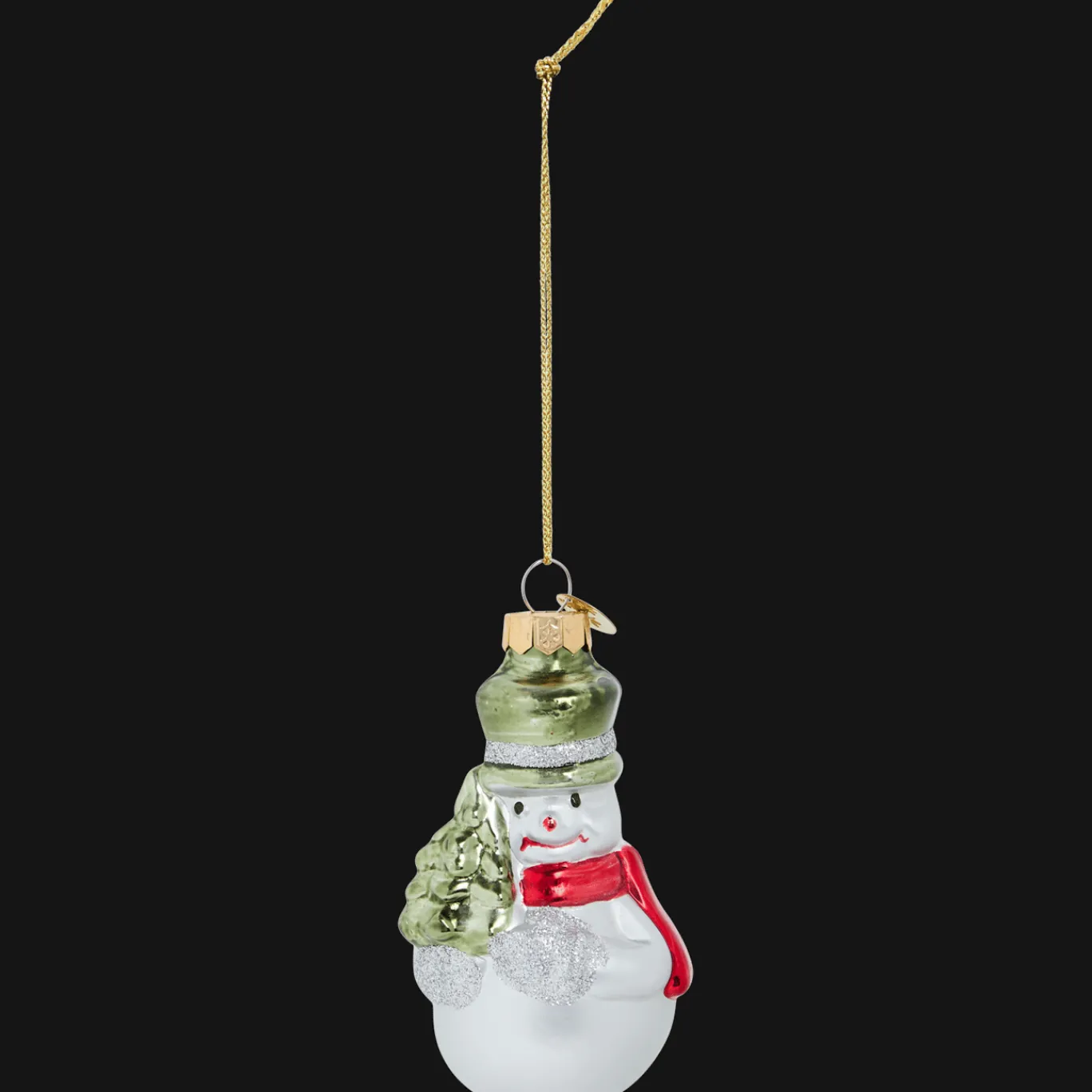 Action Suspension de Noël en verre* Décoration Saisonnière