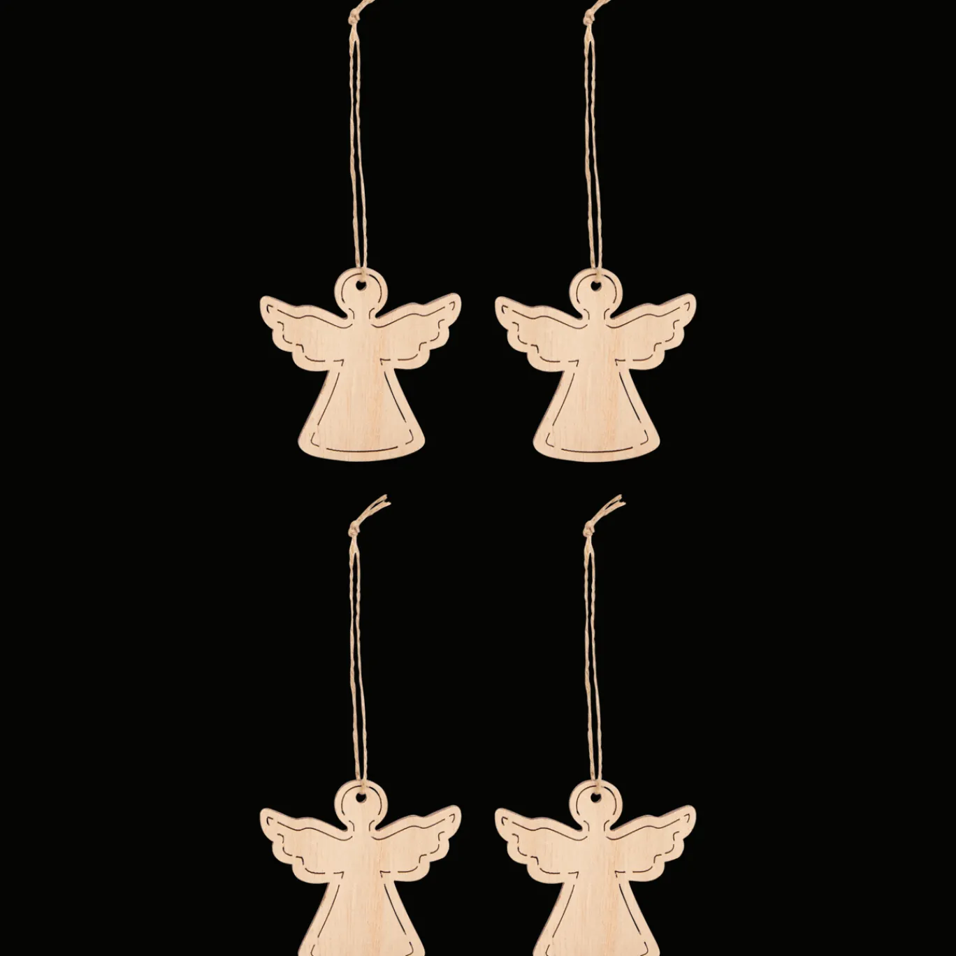 Action Suspensions de Noël en bois Seasons & Style* Décoration Saisonnière