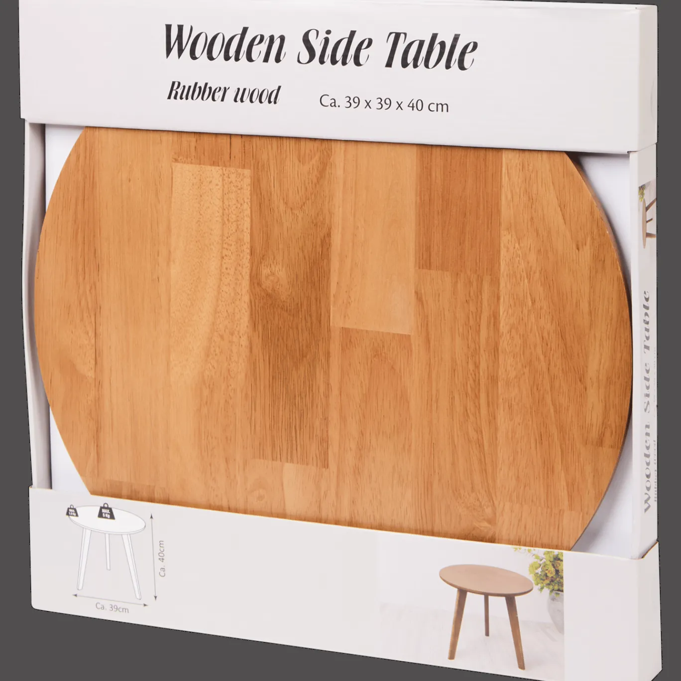 Action Table d’appoint en bois* Accessoires Pour La Maison