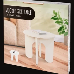 Action Table d’appoint en bois* Accessoires Pour La Maison