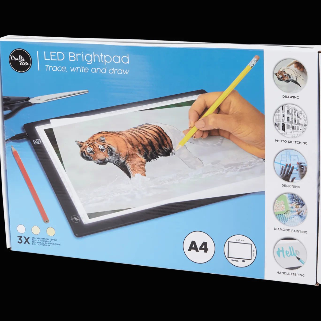 Action Tablette lumineuse LED Crafts & Co* Bricolage