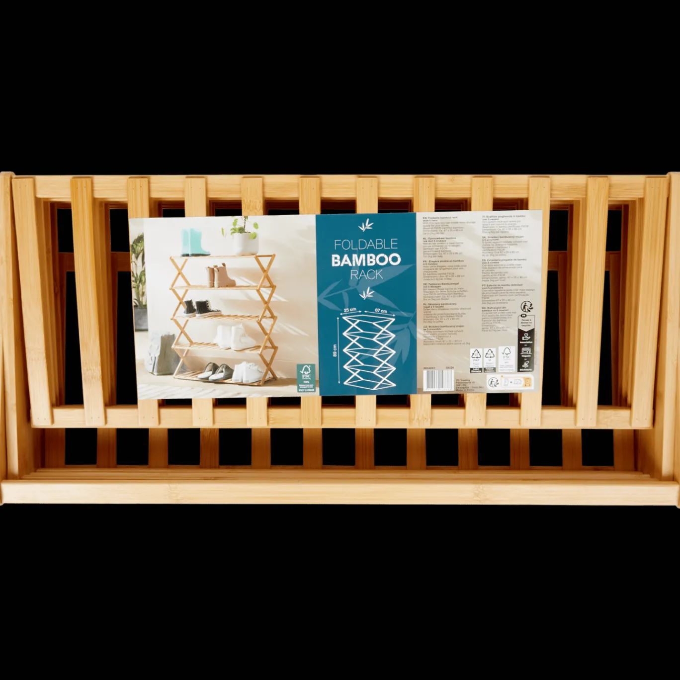 Action Étagère pliante en bambou* Accessoires Pour La Maison