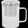 Action Tasse de thé avec infuseur et couvercle Absolu Chic* Verres|Plateaux
