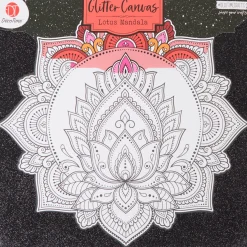 Action Toile à colorier pailletée DécoTime* Bricolage