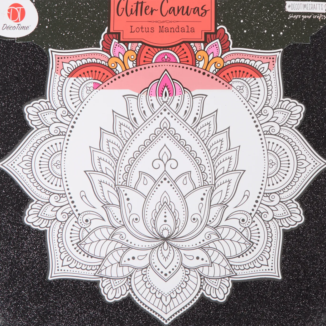 Action Toile à colorier pailletée DécoTime* Bricolage