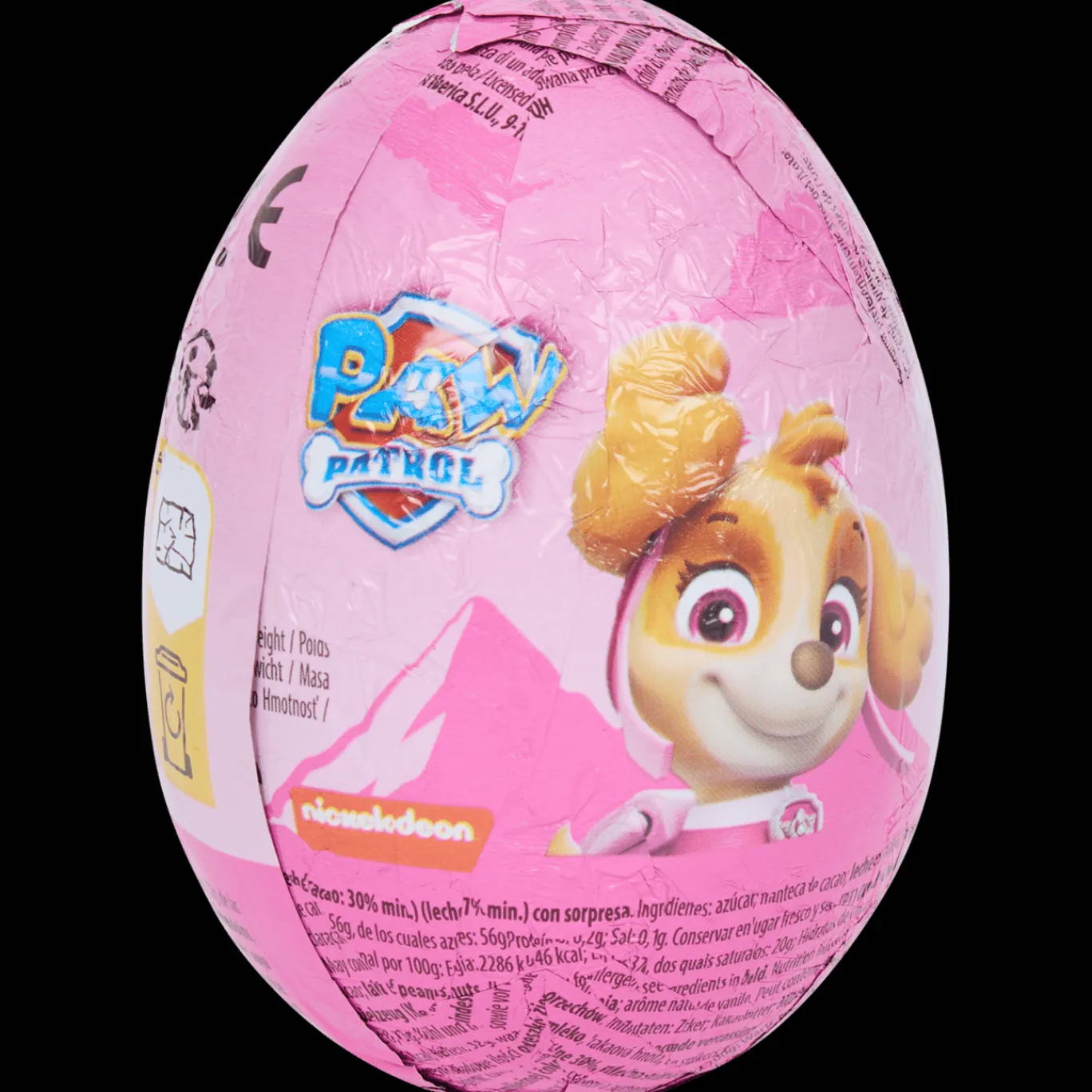 Paw Patrol Œuf surprise chocolat au lait* Chocolat
